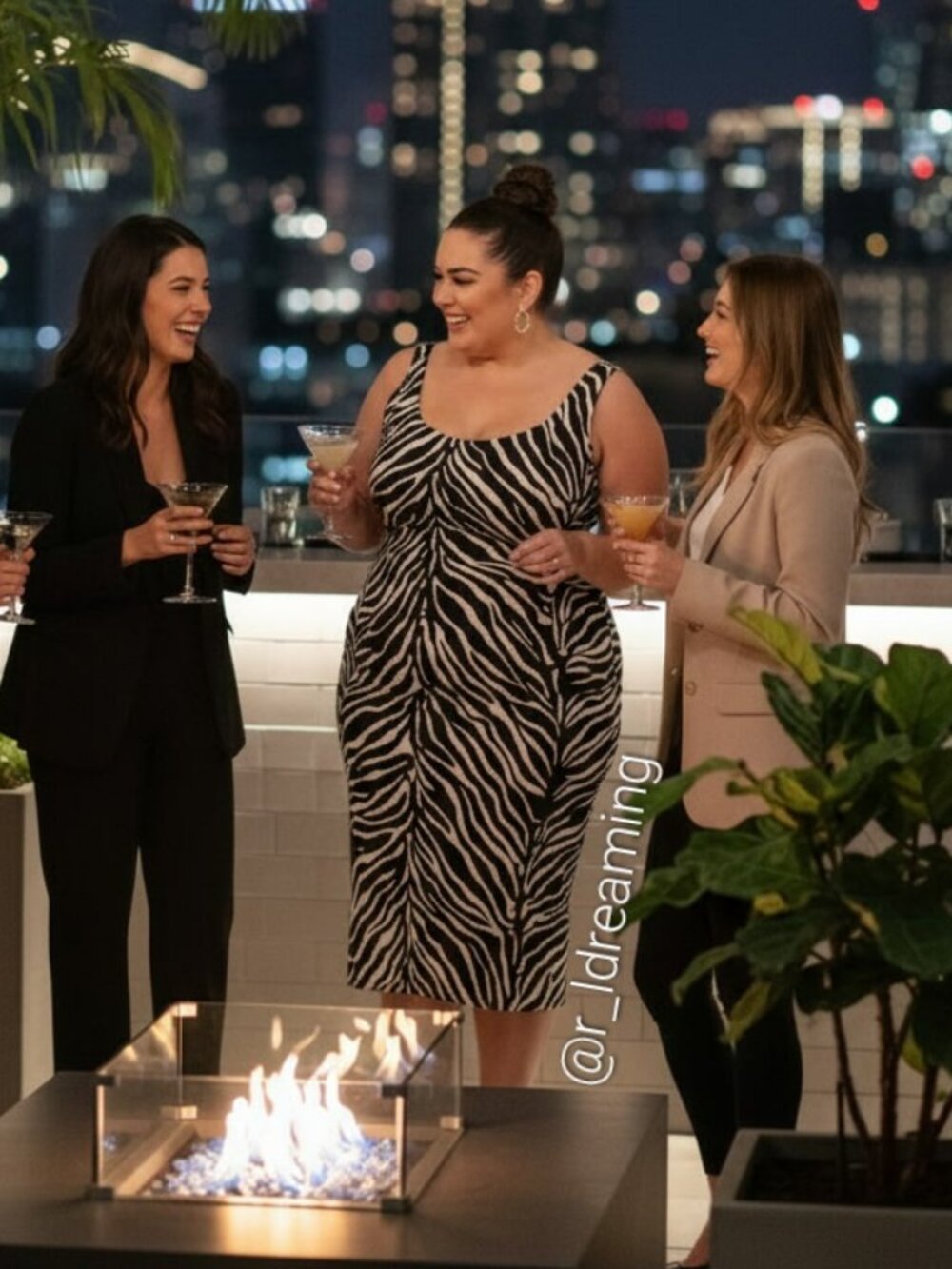 NWT Bar III Trendy Plus Size Zebra-Print Bodycon Midi Dress Size 3X